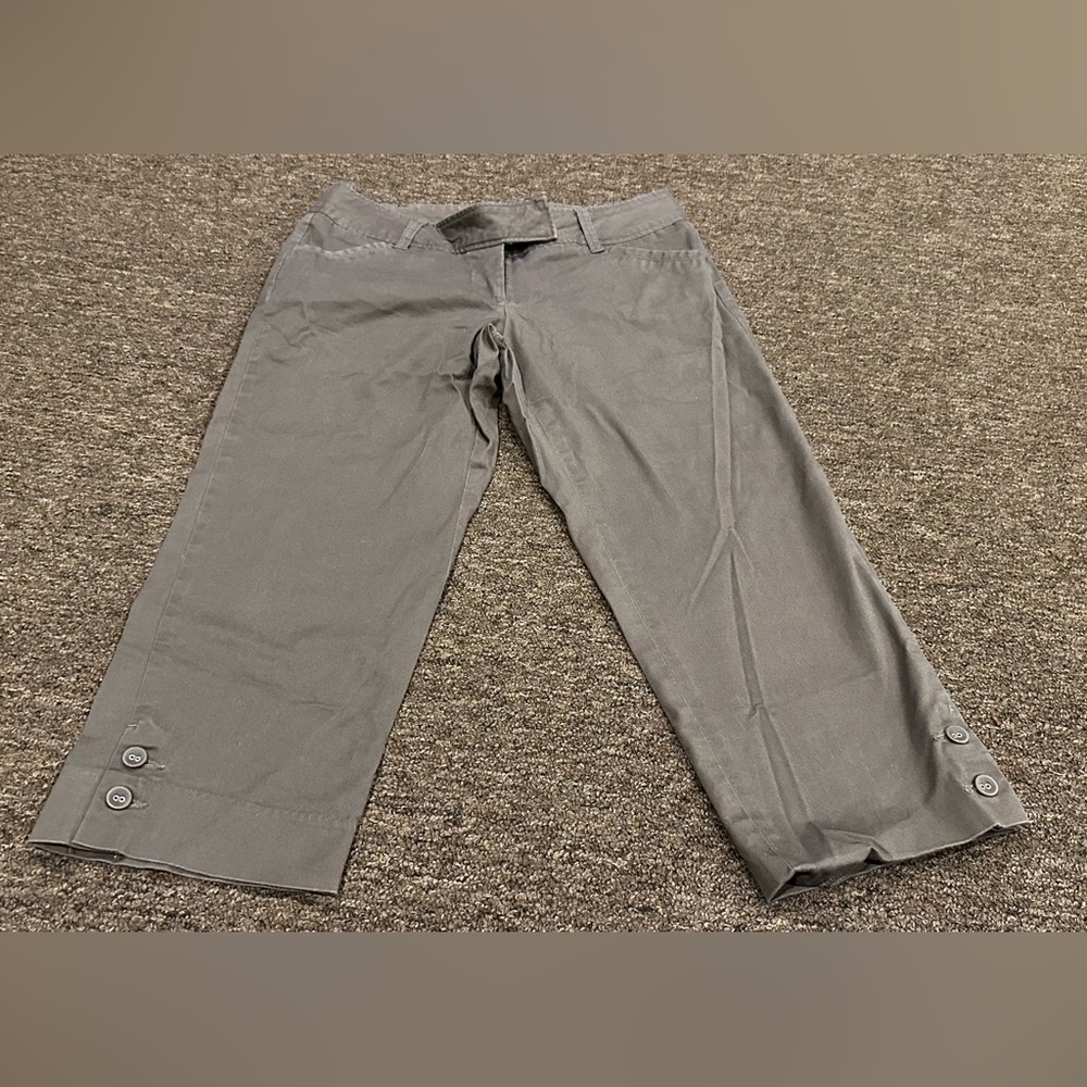 The Limited Drew Fit Sz 4 Women's Gray Pants casual bottoms EUC cute